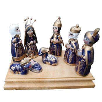 Nacimiento azul agujas