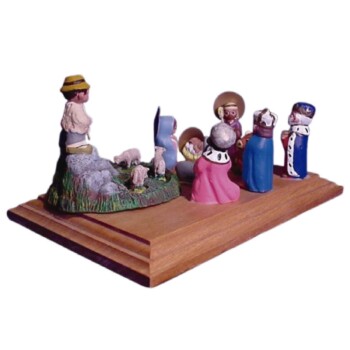 Nacimiento de terracota