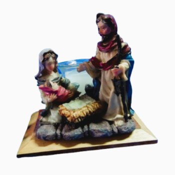 Misterio con vela cuna vacía