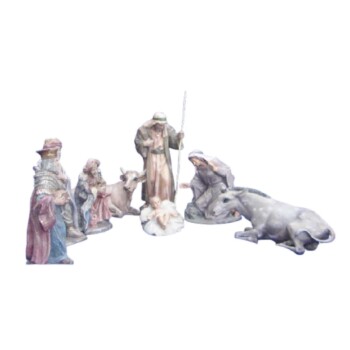 Nacimiento Reyes engalanados