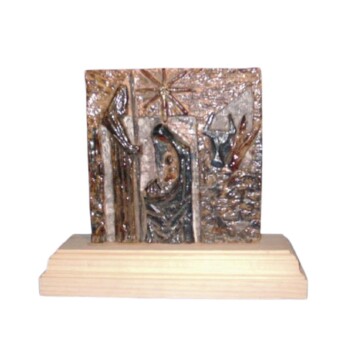 Belén relieve moderno