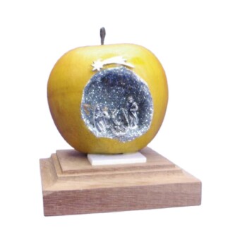 Belén en manzana