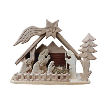 Nacimiento en choza