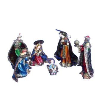 Nacimiento trajes vidriados
