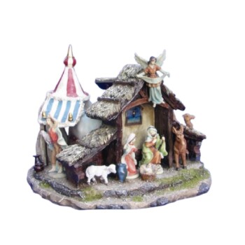 Nacimiento con portal y haima