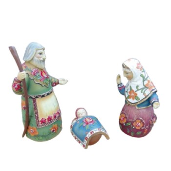 Misterio ortodoxo trajes floreados