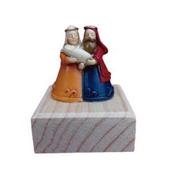Mini belén faldas campana