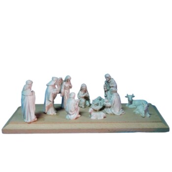 Nacimiento blanco clásico