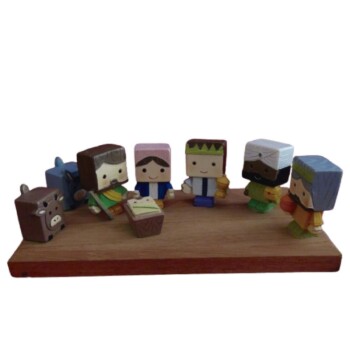 Nacimiento cabezas cuadradas