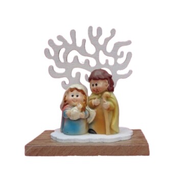 Minibelén bajo arbol blanco 2