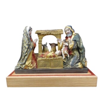 Sagrada familia clásica con ángel