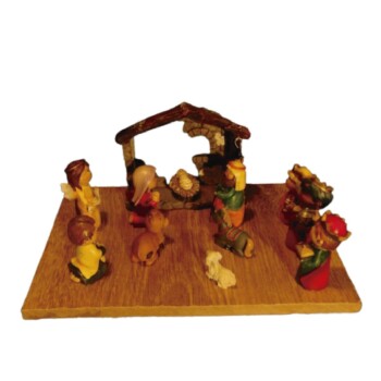 Nacimiento con portal 11 figuras