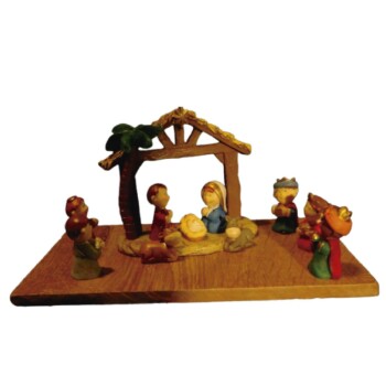 Nacimiento con portal 10 figuras